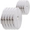 1m - Weiss - 10 Stück - Cat.6 Flaches Netzwerkkabel Cat6 Flachkabel Ultra Flach Cat.6 Patchkabel 1000 Mbit/s Gigabit LAN (RJ45) Flach Slim Micro