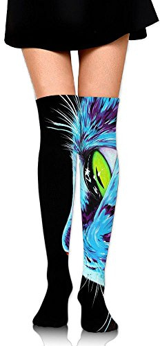 Cat Face Compression Socks for Men & Women - Best for Running, Nurses, Shin Splints, Flight Travel, Skiing & Maternity Pregnancy - Boost Athletic Stamina & Recovery