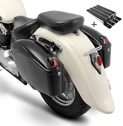Chopper Seitenkoffer Craftride Nebraska je 12l + Haltesatz