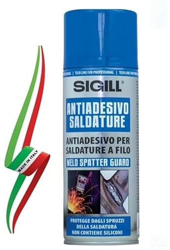 ANTI ADESIVO SPRAY PER SALDATURE A FILO SENZA SILICONE 400ml SIGILL 100% ITALY