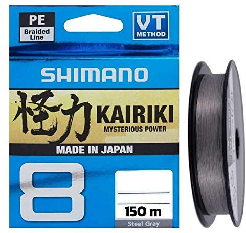 Line Kairiki 8 150 m 0,13 mm 8,2 kg Steel Gray