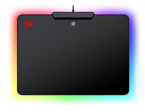 Redragon Alfombrilla de ratón Gamer EPEIUS (P009) Retroiluminación RGB 16,8 Millones de Colores por USB y gestión por Software
