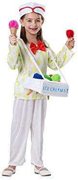 Dress Up America Traje De Vendedor De Helados