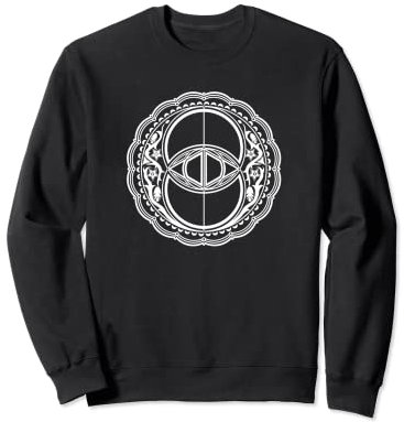 Vesica Piscis Puits de Calice Symbole Géométrie Sacrée Magie Sweatshirt