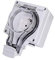 Aufputz Deuchtraum Schuko Steckdosen 1-fach IP66 auch wenn Stecker im Betrieb ist (1-fach Schuko Steckdose IP66)