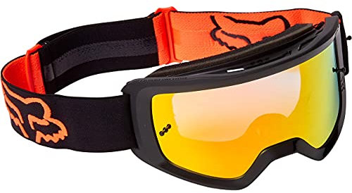 FOX Main Stray Mirrored Goggles Black/Orange OS