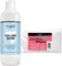 Mylee Acetone & Wipes Remover Kit 600ml Bottle + 100x Lint Free Wipes 100% Pure Acetone 600ml Nail Polish Remover UV/LED GEL Soak Off