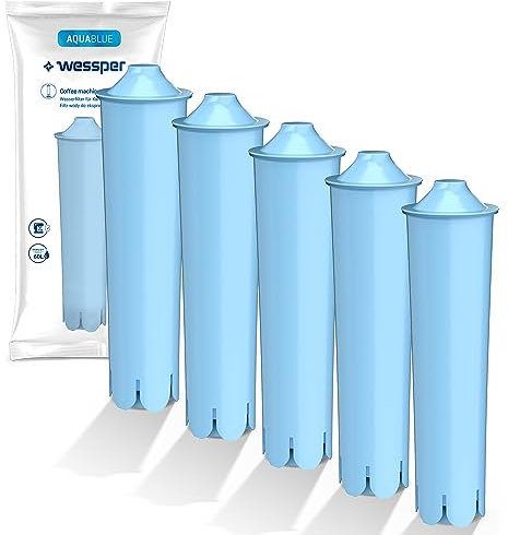 Wessper Cartouche filtrante compatible avec Jura Blue, filtre à eau pour les machines à café entièrement automatiques de Jura, compatible avec les séries GIGA, ENA, ENA Micro, IMPRESSA