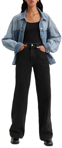 Levi's Ribcage Wide Leg Jeans Femme, Rosie Posie, 26W / 32L