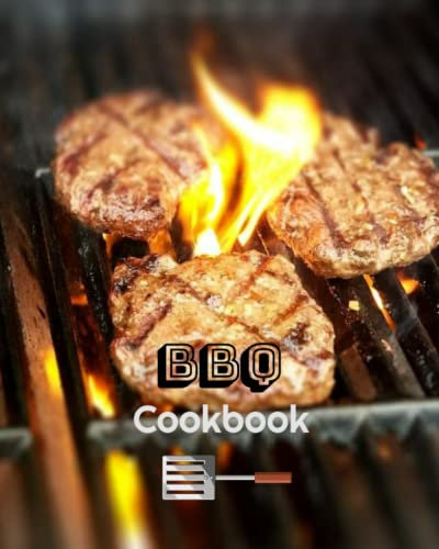 BBQ Cookbook: Recipe book, add your own recipes. Fill in recipe pages.