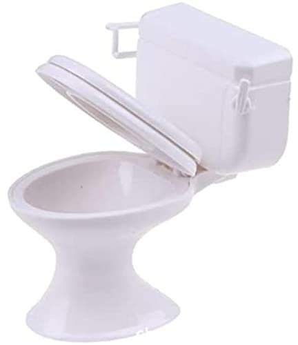 5X Vintage Dollhouse Furniture Bathroom Toilet Miniature Toy Dolls Accessories