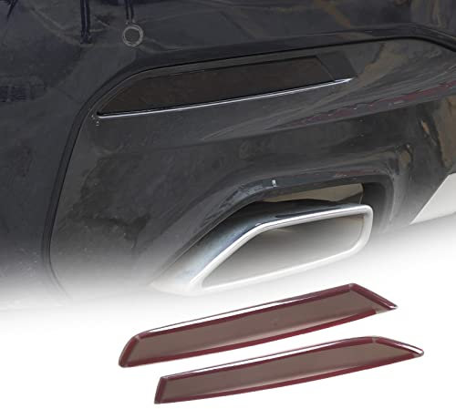 MSRAO ABS Auto Heck Nebelscheinwerfer Lampenabdeckung Trim Aufkleber Für BMW 5er G30 G31 2018 2019 2020 2021 2022