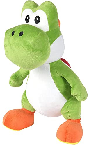 CARTOON Peluche Mario Friends, super idraulico, videogioco, pupazzo 30 cm (Yoshi)