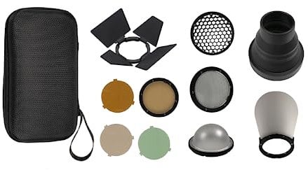 Walimex pro Mover 200 Accessory Kit - 13-Piece Light Shaper Set for Individual Flash Results