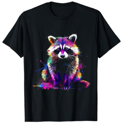Waschbär Kunstwerk - Tier Kunst Waschbär T-Shirt