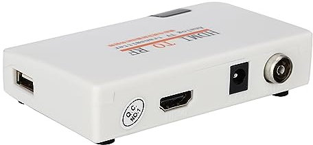 Adaptateur de Convertisseur Coaxial HDMI vers RF Boîtier de Convertisseur Coaxial HDMI vers RF Prise en Charge de L'entrée Résolution HDMI