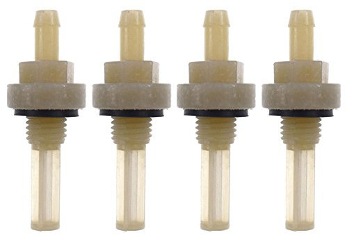 Paquete de 4 filtros de junta de gas para tanque de combustible de repuesto para motor Honda GX160 GX200 GX240 GX270 GX340 GX390