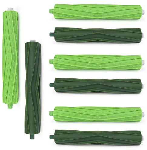 Lot de 4 brosses à rouleau pour iRobot - Pour iRobot E I & J série E5 E6 i7 i7+ i6 i6+ i3 i3+ i4 i4+ i8 i8 Plus j7 j7+