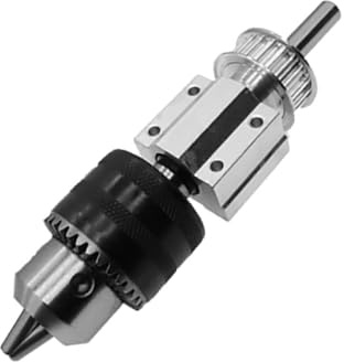 Morse Taper Drill Chuck, B16 Unpowered Spindle Assembly with Connecting Shaft Rod, DIY Woodworking Cutting Table Saw Bench Drill Accessories for Lathes and Drill Presses