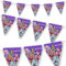 BeenSmile, BANDERIN Monster High Wimpel für Kinder, Dekoration Kindergeburtstag, Partyartikel, Feier und Jubiläum, 1 Stück, 3M