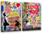 JoOcLa Set 2 Banksy Bilder Leinwand Poster Gemälde Canvas Wall Art Abstrakte Graffiti Street Kunstdruck Wandbilder Wandkunst Drucke Wohnzimmer Dekoration Bereit Deko (Rahmen A 40x60cm (16x24in))