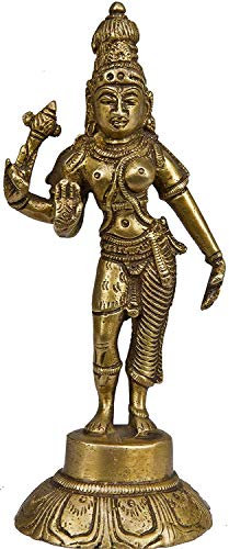 HomeAdri Ardhanarishvara (Shiva-Shakti) - Messing-Statue