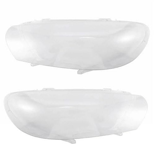 Scheinwerfer Glasabdeckung Für Scirocco 2008-2014 Auto Scheinwerfer Objektiv Abdeckung Ersatz Transparent Lampenschirm Glas Shell Paar (Links + Rechts) Auto-Scheinwerferabdeckung