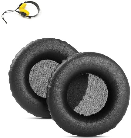 HTINDUSTRY Ohrpolster Ersatz Kissen kompatibel mit Sennheiser HD 424/HD424 Kopfhörer Ohrpolster mit weicherem Proteinleder/Memory-Schaum