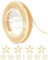 KGDUYC Gold Gliederkette Schmuckherstellung Kette Überzogene Halskette Kabelkette Metallkette mit Sprung Ringe und Karabinerverschlüsse für Schmuck Herstellung,gliederkette gold，kettenband