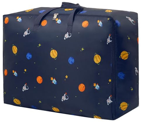 MIGIFTDY Bedding Underbed Storage Bag Duvet Storage Bag King Size Breathable Underbed Storage Bags Large Storage Bags with Zips for Blankets, Duvet, Laundry, Moving