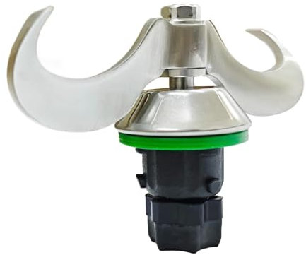 Tête de pétrissage Compatible avec Thermomix TM5 TM6 Mélangeur de Farine Lisse pour Machine à Pain Compatible avec Les Accessoires Thermomix (TM5/TM6)