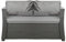 Setgarden® Coussin d'extérieur pour banc de jardin en rotin synthétique - Pour balancelle hollywoodienne - Gris clair - 110 x 60 x 50 cm