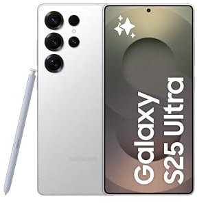 Samsung Galaxy S25 Ultra 5G 256GB 12GB RAM WhiteSilver 5.000mAh Akku AI Handy Android 15 Smartphone ohne Simlock ohne Branding