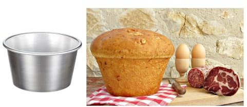 mille idee Teglia stampo in alluminio per pizza torta di pasqua cm D.30 h16