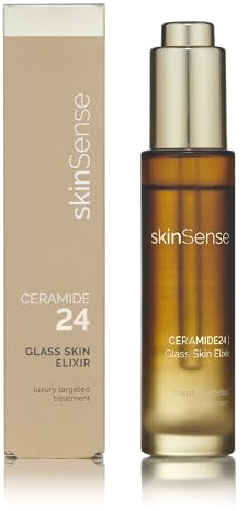 SkinSense Ceramide24 Glass Skin Elixir 30ml, Skin Perfecting Serum, Glass Skin Serum for face, Ceramide Oil for skin moisturiser