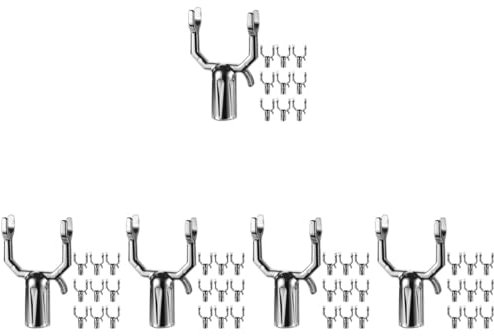 Kisangel 5 Sätze Stützstange Planzständer Baumgräber Für Baumständer Pfahlunterstützung Gerät Geäst Baumstützen Für Schiefen Baum Stütze Für Obstbaumzweige Schmiedeeisen Silver 10 Stück * 5