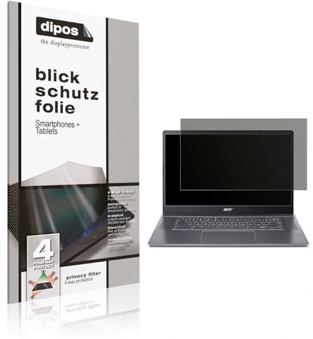 dipos I Protection écran de Confidentialité compatible avec Acer Chromebook Plus 515 Protecteur d'écran Privacy Anti-Espion