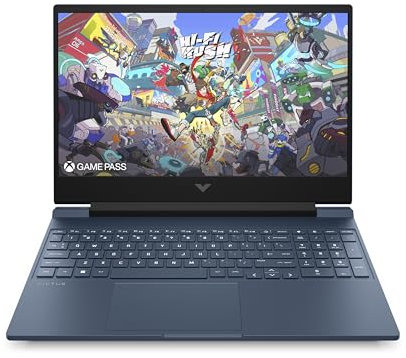 HP Victus 15-fb3035ns - Ordenador portátil Gaming 15 FHD (AMD Ryzen AI 5 340, 16GB RAM, 512GB SSD, NVIDIA RTX 5050, FreeDos) - Azul - Teclado QWERTY Español