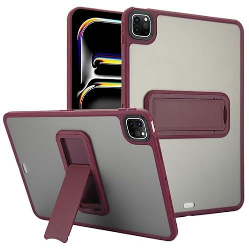 Custodia per iPad Pro di 6a/5a/4a/3a generazione, iPad Pro 12,9 pollici (2022/2021/2020/2018), custodia con cavalletto, slim fit, leggera, morbida al tatto, cover protettiva rigida per tablet in PC