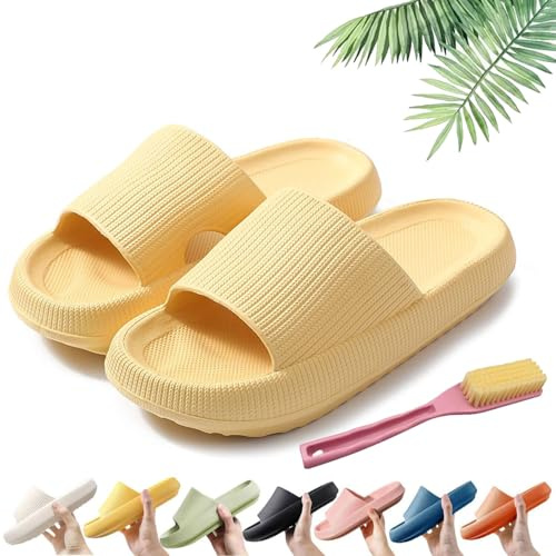 Generisch Orthoslipper-OrthopäDische Hausschuhe füR Maximalen Komfort, Wolken Schlappen, Rutschfeste Badeschuhe Damen
