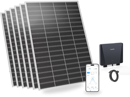 SUNSHARE Ray Lite 1200W Balkonkraftwerk Ohne Halterung – komplett Steckdose N-Typ Solarmodule 25 % Effizienz – 800W Mikro-Wechselrichter mit WIFI & AC Kabel – Basic Kit PV Solaranlage Komplettset | N-Typ TOPCon ≥25 % Wirkungsgrad, hagel- & windgetestet, inkl. 5 m AC-Kabel, WLAN & App-Monitoring – für Balkonkraftwerke