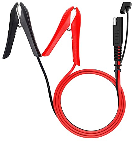 NVOQILIN SAE Schnellanschluss Stecker zu Clip Motorrad Marine Batterieladegerät an Sae