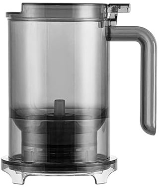 FUANA For Ingenuitea Loose Leaf Tea Maker Plastic Kitchen Infuser with Removable Fine Mesh Strainer for Tea and Coffee Brewing Black White 15x10x10cm A
