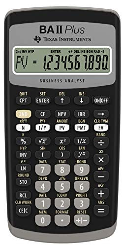 Texas Instruments Baiiplus Advance Financial Cal IIBAPL/TBL/1L1