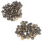 Trimming Shop 100 Juego Remaches de Cuero, 12mm Doble Tapa Remaches Tubular Metal Tuercas para Bricolaje Artesanía en Piel, Bolso,Correas, Bolsos, Bolsas, Zapatos, Reparación Ropa,Bronce