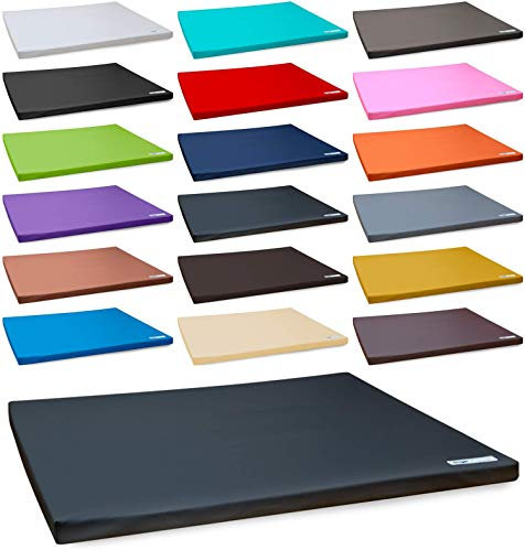 dogsfavorite Hundebett Easy aus Kunstleder Gr. M 100 x 80cm dunkelgrau Kofferraummatte Hundematte Hundekissen Hundebetten