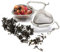 Tbwhl Cœur en acier inoxydable Maille Infuseur à thé, Filtre à thé Diffuseur Boule de thé, 5,1 cm, 2PC