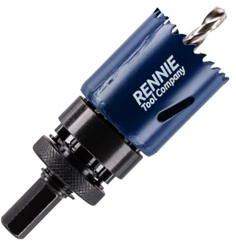 32mm Hole Saw Bi-Metal With Arbor And Pilot Drill For Drilling/Cutting Wood, Plastic, Metal Sheet, Stainless Steel, Pipes, Drywall, Circular Holesaw Set M35 5% Cobalt Bi Metal Hole Cutter
