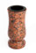 Afterglow Élégant vase funéraire en granit véritable, Vanga, Hauteur : 20 cm, Diamètre : 10 cm, Résistant aux intempéries et au gel, Avec insert en plastique