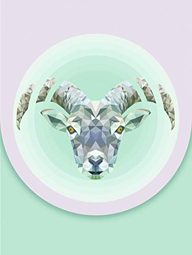 Komar Wandbild | Capricorn | Poster, Bild, Wohnzimmer, Schlafzimmer, Dekoration, Kunstdruck | ohne Rahmen | P090-30x40 | Größe: 30 x 40 cm (Breite x Höhe)